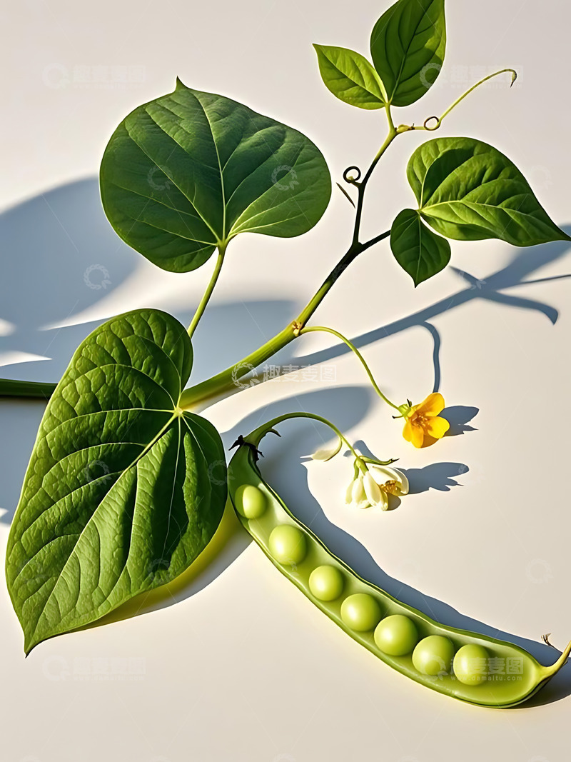 高清大图下载【趣麦麦图】新鲜蔬菜豆角高清摄影特写7