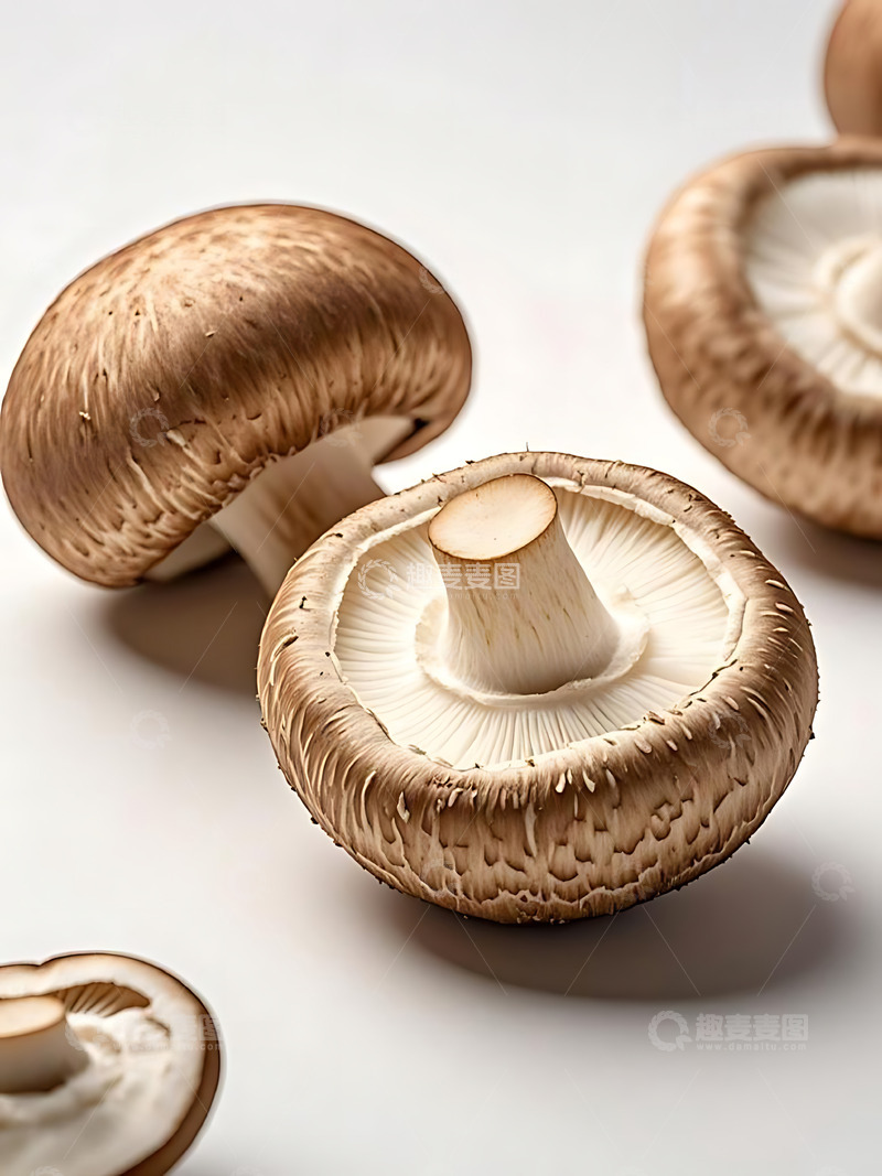 高清大图下载【趣麦麦图】新鲜蔬菜香菇高清摄影特写1
