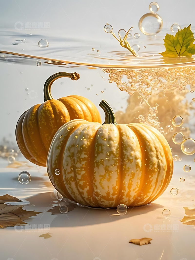 高清大图下载【趣麦麦图】新鲜蔬菜南瓜高清摄影特写10