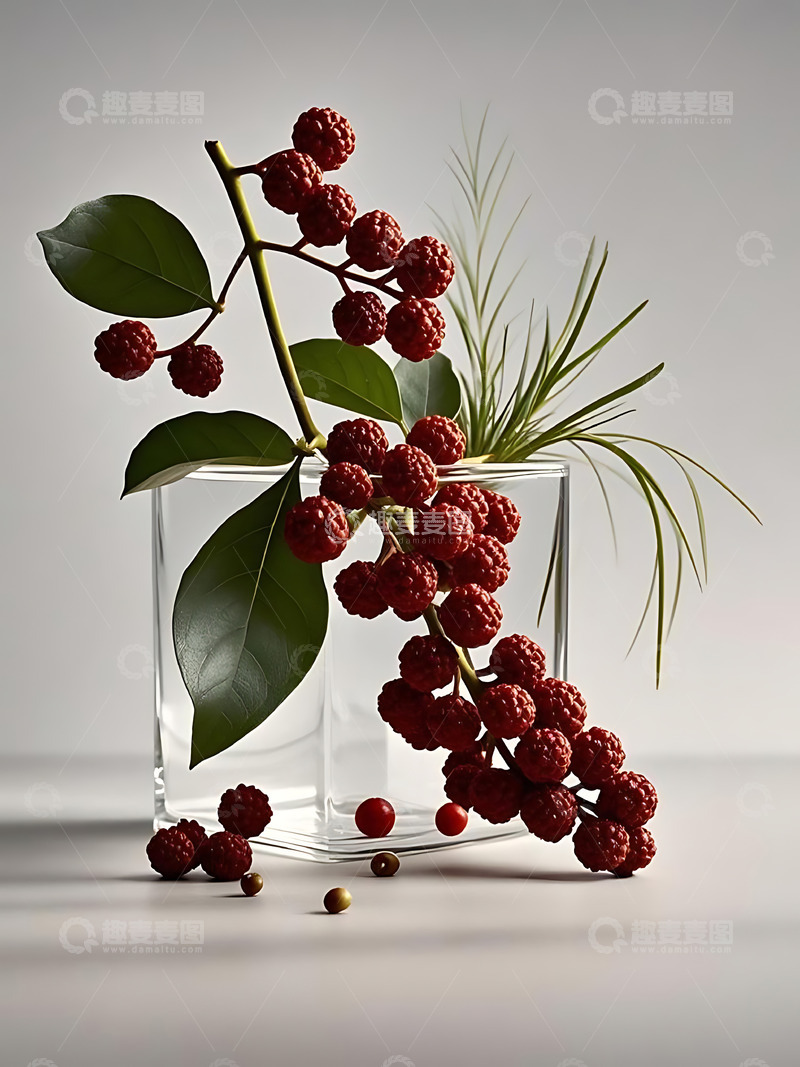 高清大图下载【趣麦麦图】新鲜调料花椒高清摄影特写