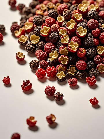 新鲜调料花椒高清摄影特写2