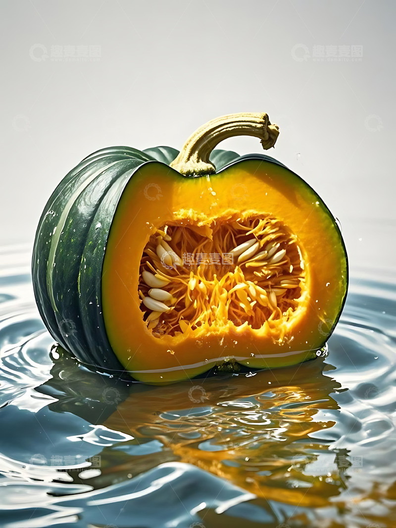 高清大图下载【趣麦麦图】新鲜蔬菜南瓜高清摄影特写8