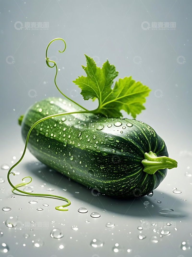 高清大图下载【趣麦麦图】新鲜蔬菜西葫高清摄影特写