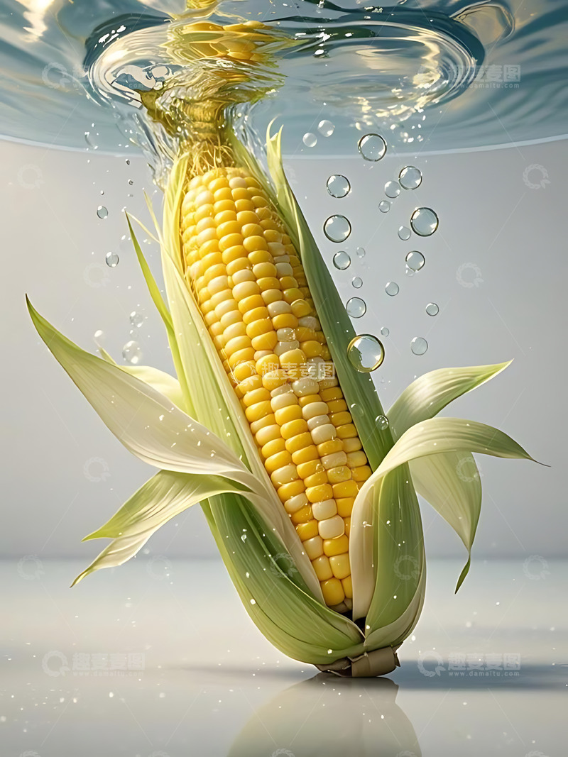 高清大图下载【趣麦麦图】新鲜蔬菜玉米高清摄影特写11