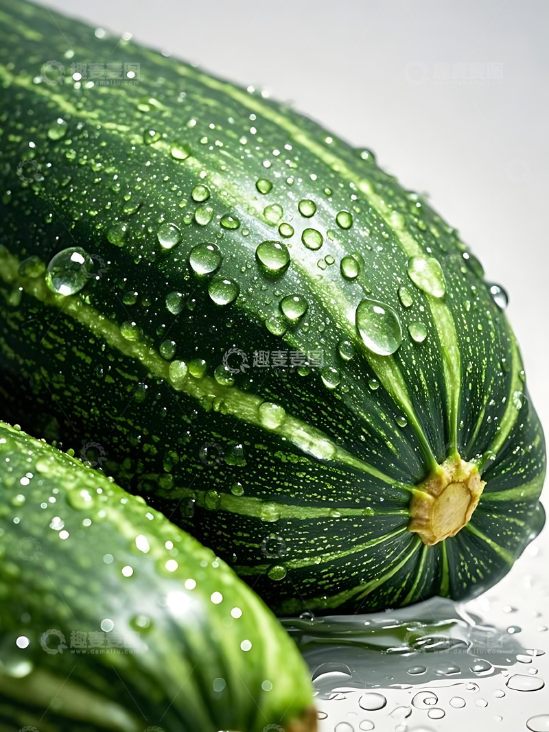 高清大图下载【趣麦麦图】新鲜蔬菜西葫高清摄影特写3