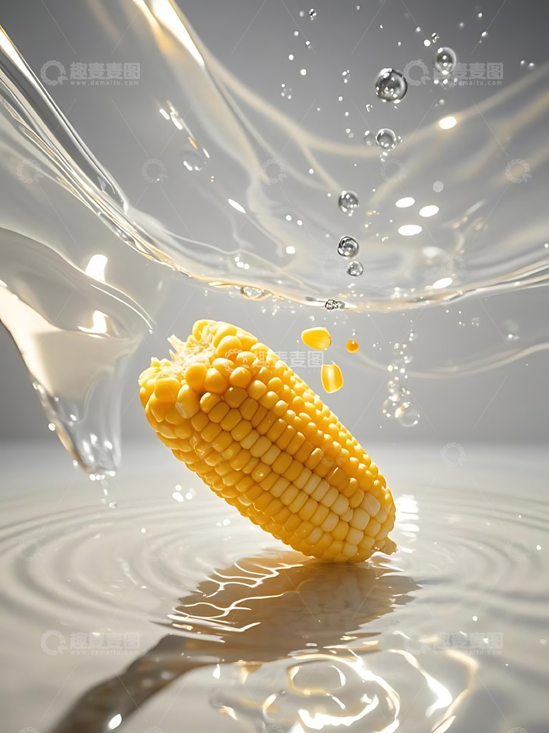 高清大图下载【趣麦麦图】新鲜蔬菜玉米高清摄影特写10