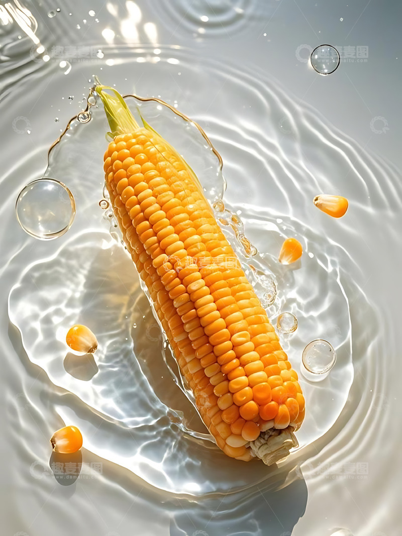 高清大图下载【趣麦麦图】新鲜蔬菜玉米高清摄影特写9