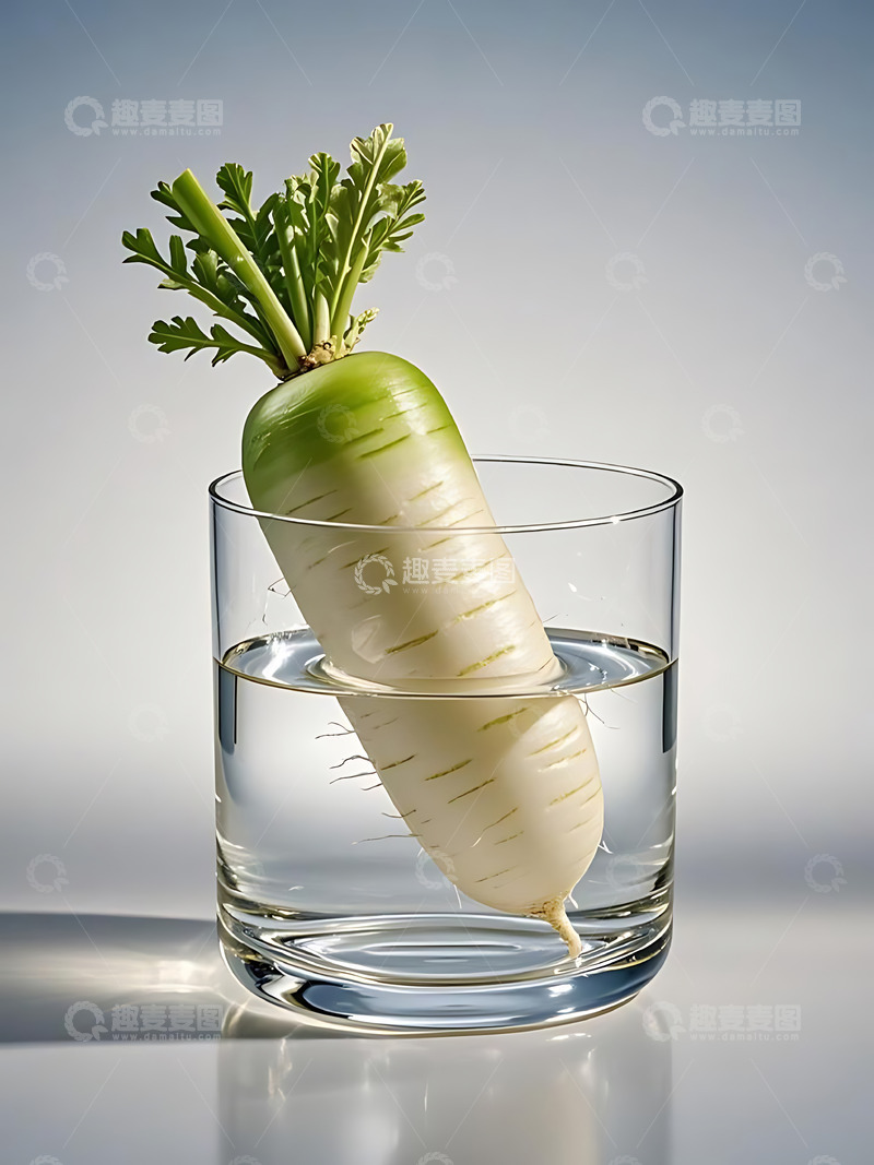 高清大图下载【趣麦麦图】新鲜蔬菜白萝卜高清摄影特写4