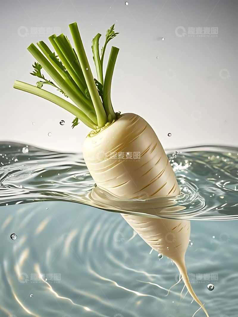 高清大图下载【趣麦麦图】新鲜蔬菜白萝卜高清摄影特写8