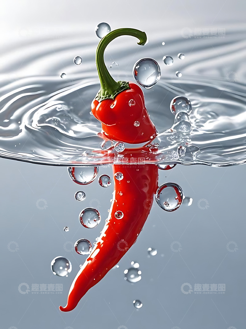 高清大图下载【趣麦麦图】新鲜蔬菜辣椒高清摄影特写11