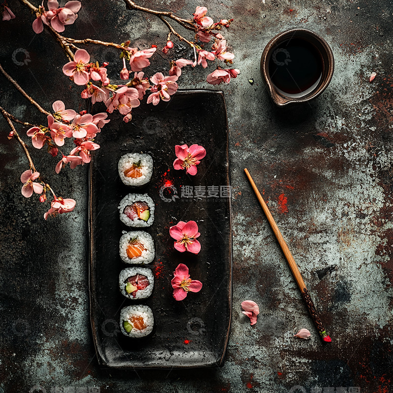 高清大图下载【趣麦麦图】寿司美食素材西餐3