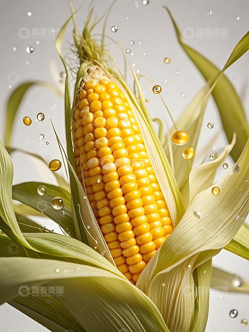 高清大图下载【趣麦麦图】新鲜蔬菜玉米高清摄影特写17