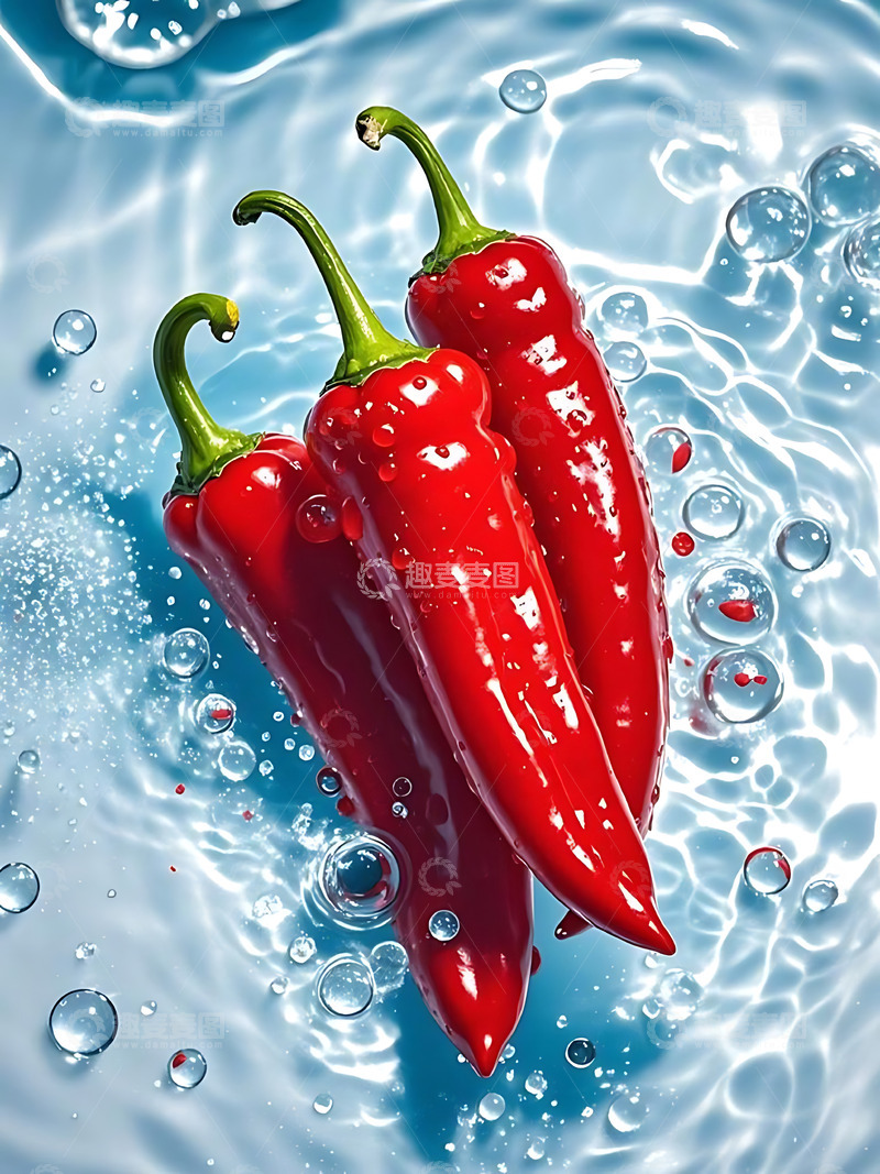 高清大图下载【趣麦麦图】新鲜蔬菜辣椒高清摄影特写13