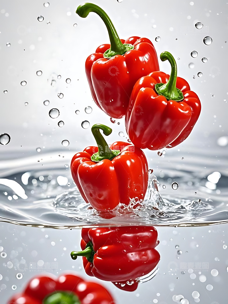 高清大图下载【趣麦麦图】新鲜蔬菜辣椒高清摄影特写10