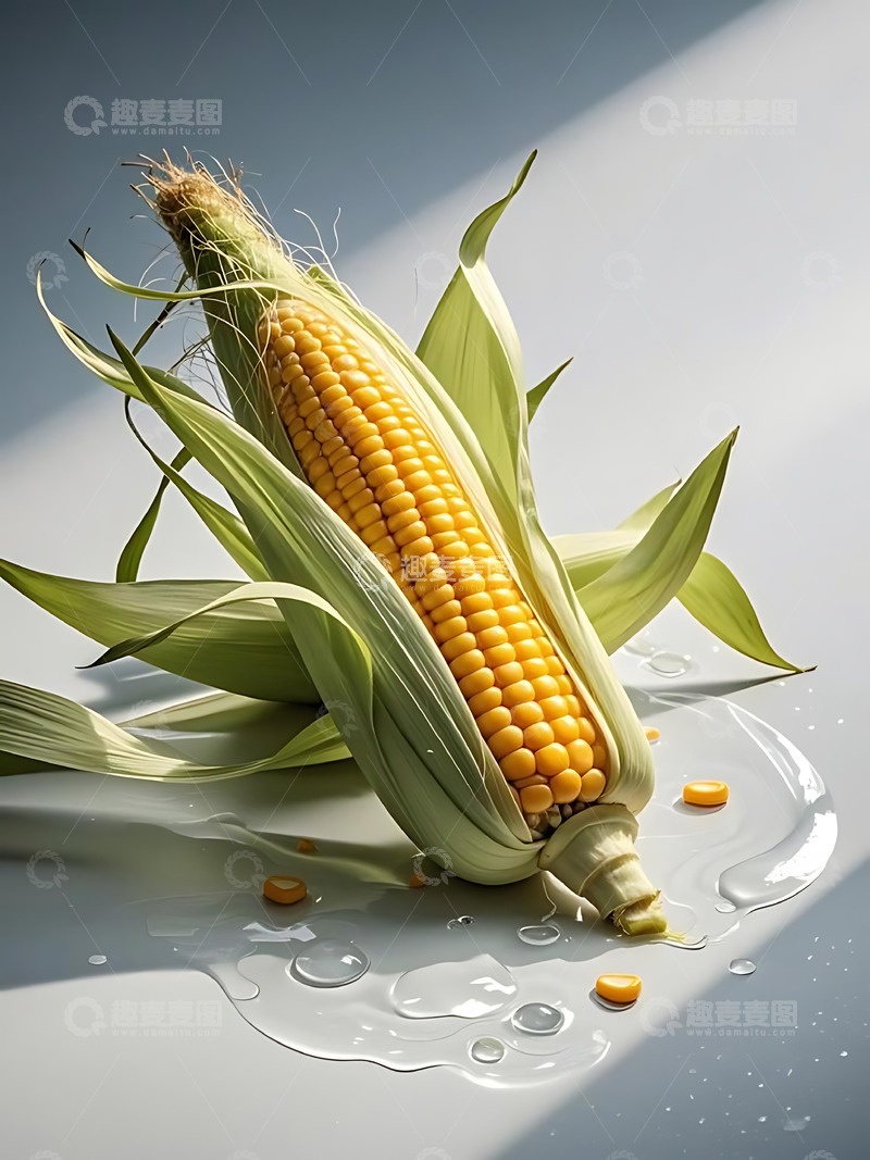 高清大图下载【趣麦麦图】新鲜蔬菜玉米高清摄影特写16