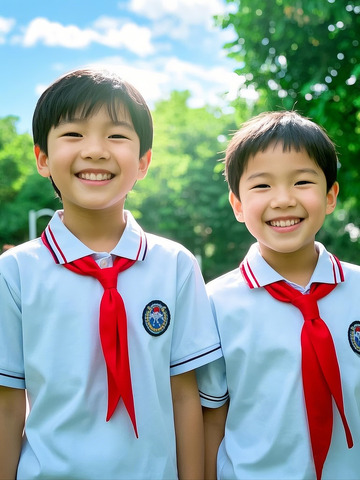 戴红领巾的少年1