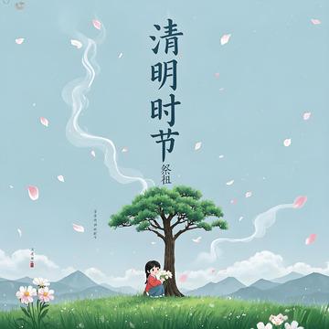 清明节 插画素材海报14