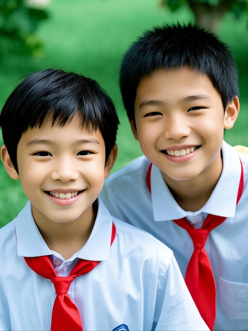 戴红领巾的少年3