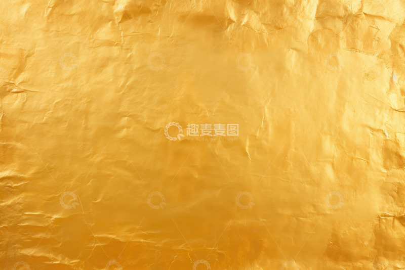 高清大图下载【趣麦麦图】金箔纸金色背景
