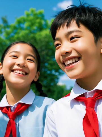 戴红领巾的少年4
