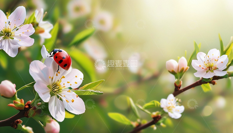 高清大图下载【趣麦麦图】春暖花开惊蛰春分1