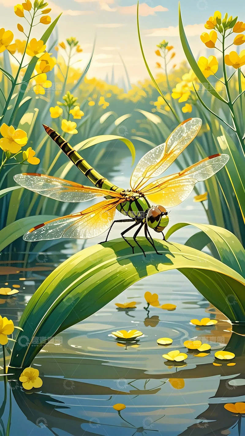 高清大图下载【趣麦麦图】春分 节气 插画10