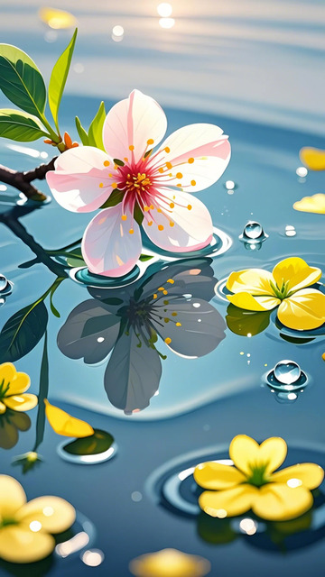 春分 节气 春天   油菜花  桃花 春水 1