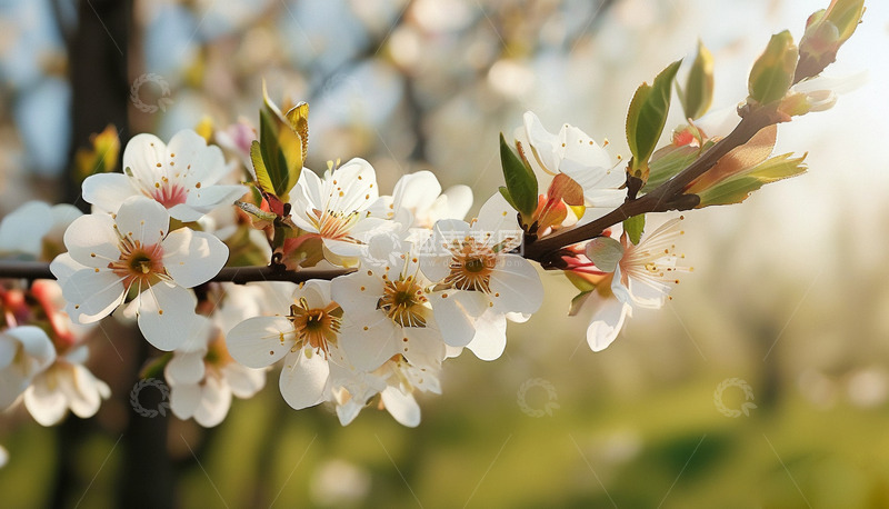 高清大图下载【趣麦麦图】春暖花开惊蛰春分