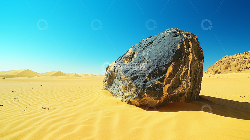 高清大图下载【趣麦麦图】沙漠巨石