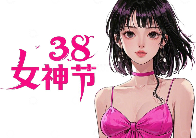 源文件下载【趣麦麦图】38女神节
