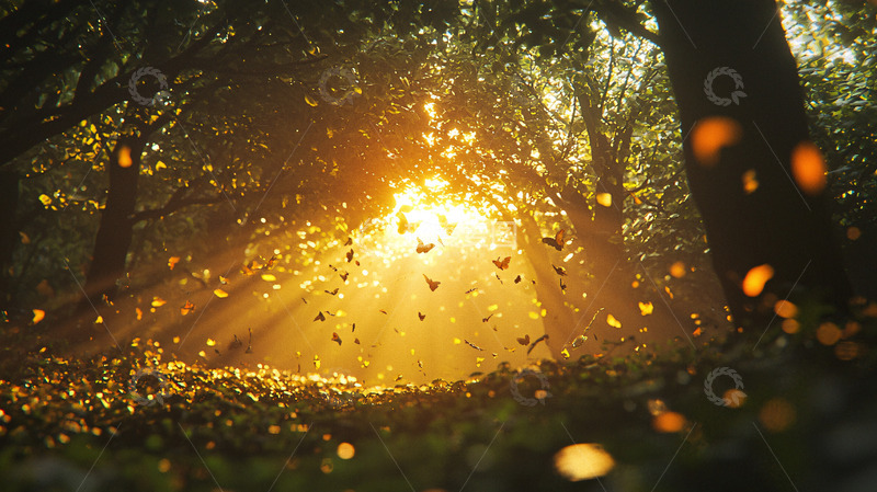 高清大图下载【趣麦麦图】阳光森林