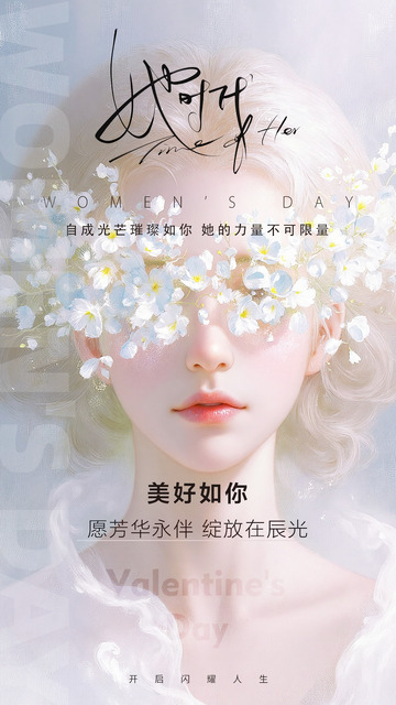 女神节创意海报12