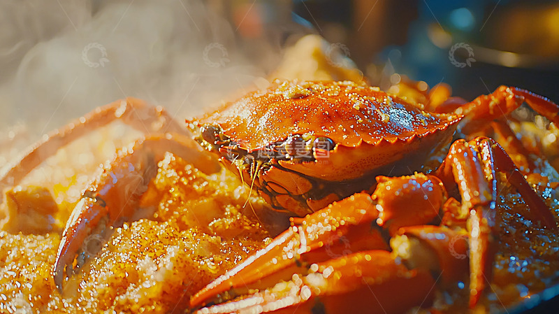高清大图下载【趣麦麦图】香辣蟹