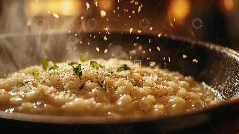 高清大图下载【趣麦麦图】意式烩饭制作过程