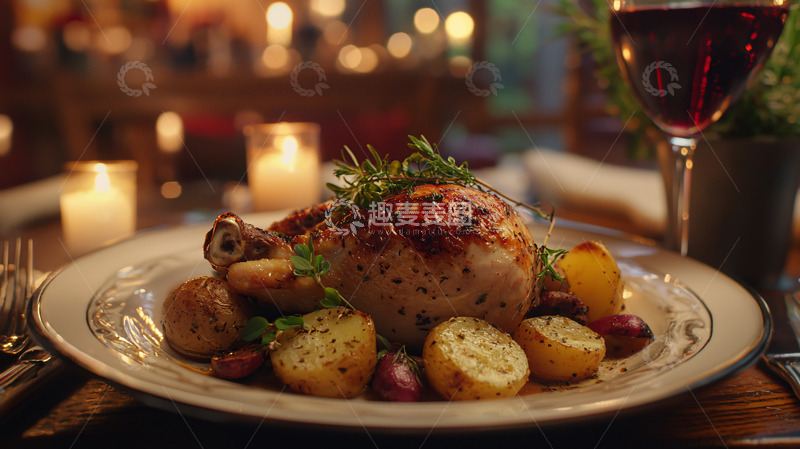 高清大图下载【趣麦麦图】烤鸡
