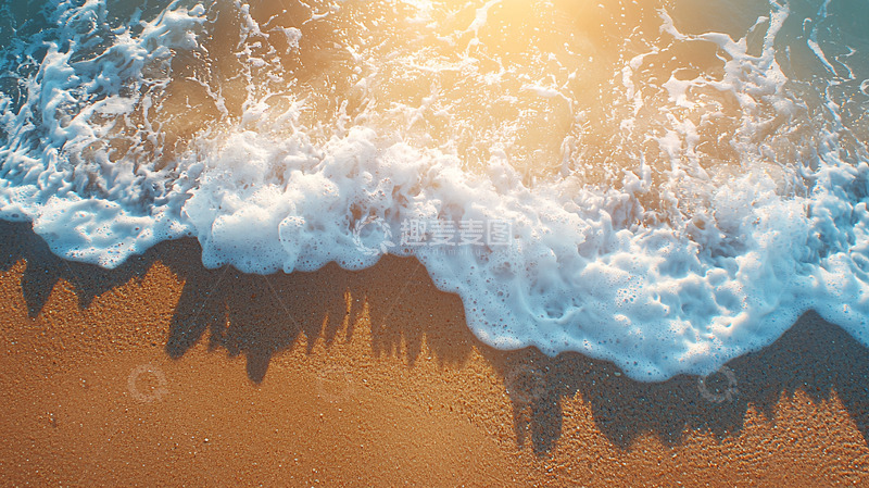 高清大图下载【趣麦麦图】阳光沙滩海浪