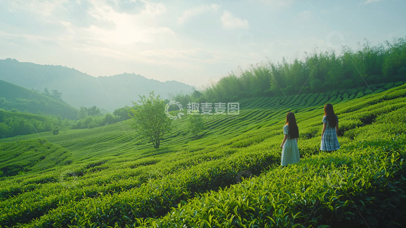高清大图下载【趣麦麦图】茶园