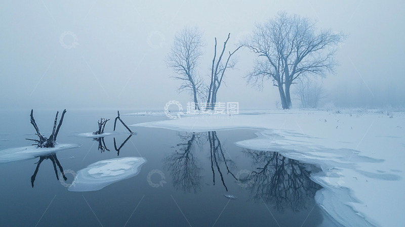 高清大图下载【趣麦麦图】雾凇
