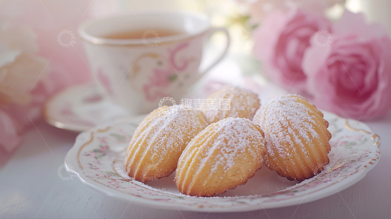 高清大图下载【趣麦麦图】马德琳蛋糕