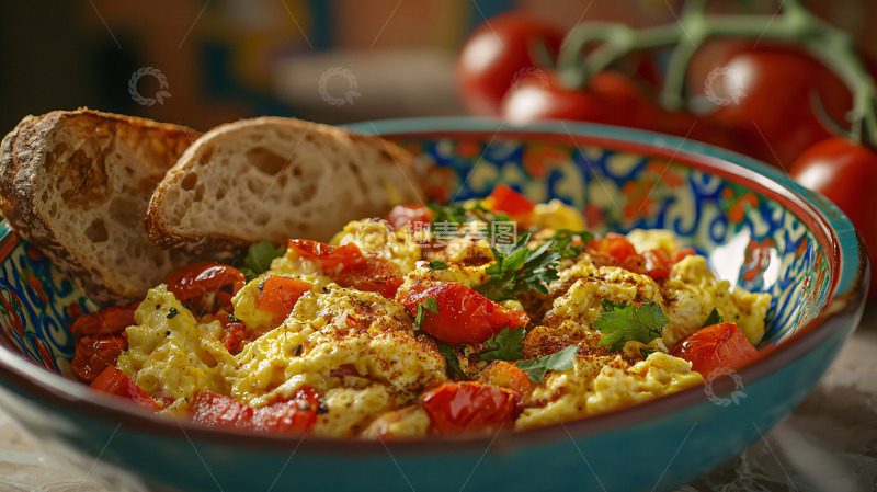 高清大图下载【趣麦麦图】番茄炒蛋