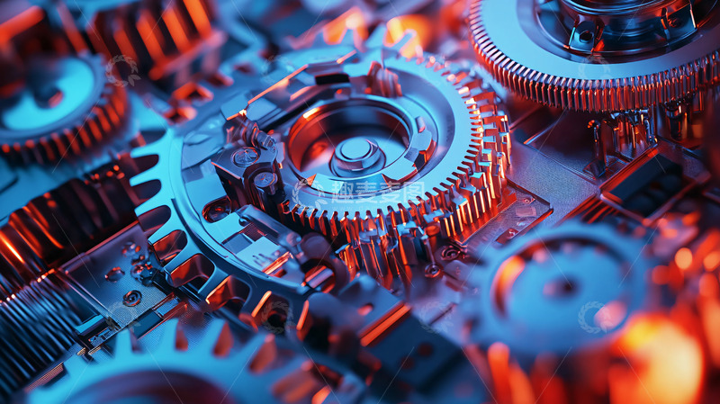 高清大图下载【趣麦麦图】精密机械齿轮