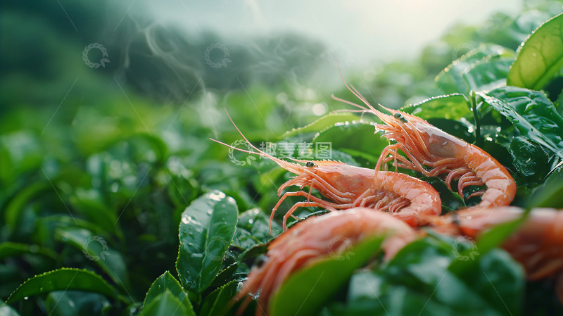 高清大图下载【趣麦麦图】新鲜红虾