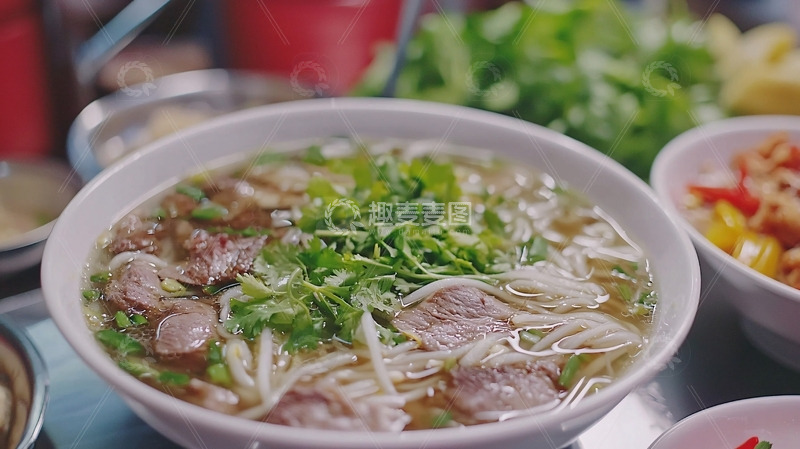 高清大图下载【趣麦麦图】越南牛肉粉