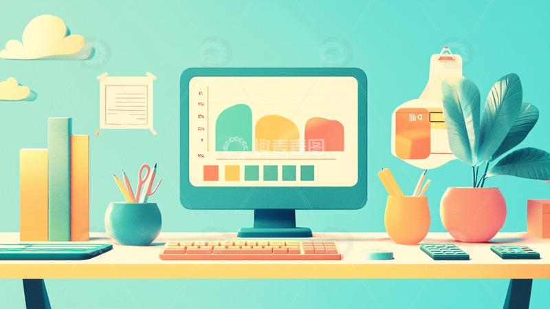 高清大图下载【趣麦麦图】办公桌