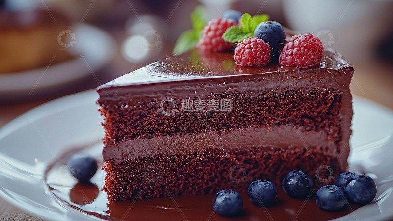 高清大图下载【趣麦麦图】巧克力蛋糕