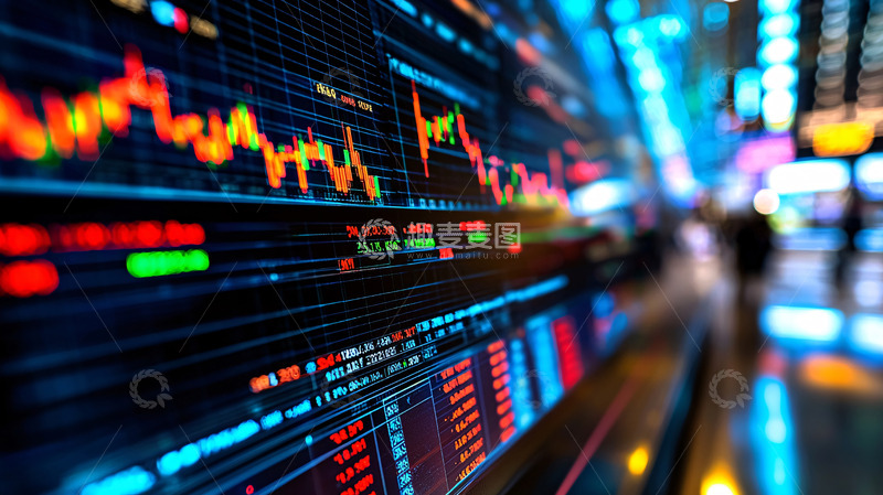 高清大图下载【趣麦麦图】股票市场数据