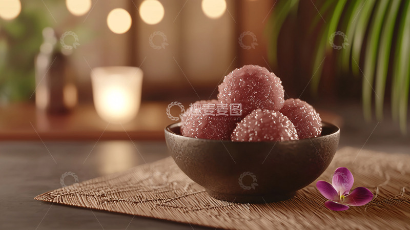 高清大图下载【趣麦麦图】粉色能量球