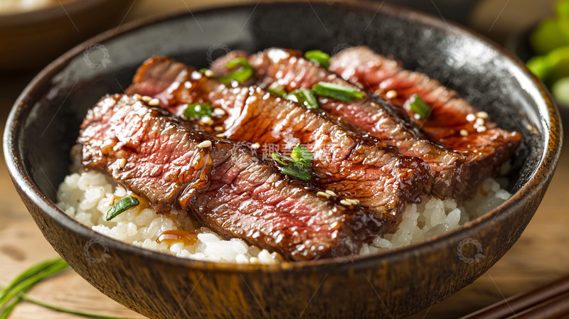 高清大图下载【趣麦麦图】烤肉饭