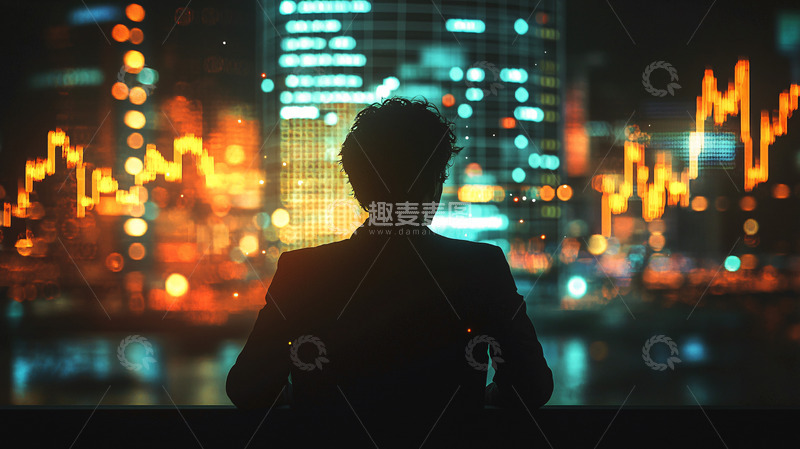 高清大图下载【趣麦麦图】夜景都市剪影