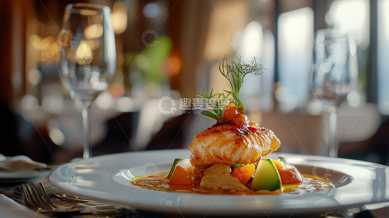 高清大图下载【趣麦麦图】高端西餐厅菜品